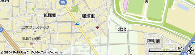 愛知県一宮市北方町北方狐塚東97周辺の地図
