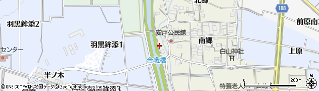 愛知県犬山市羽黒（合戦橋）周辺の地図