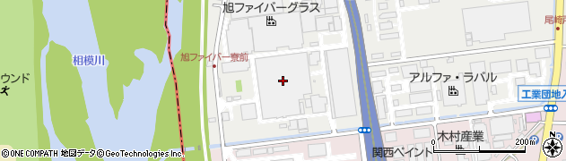 旭ファイバーグラス株式会社　湘南工場事務グループ周辺の地図