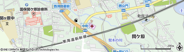 関ヶ原町民体育館周辺の地図