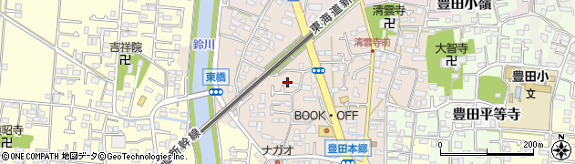 神奈川県平塚市豊田本郷1667周辺の地図