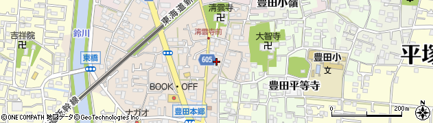 神奈川県平塚市豊田本郷1753周辺の地図