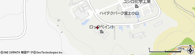 ロックペイント株式会社富士小山工場周辺の地図