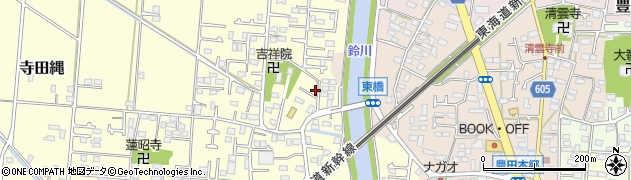神奈川県平塚市寺田縄21周辺の地図
