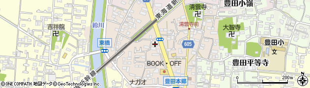 神奈川県平塚市豊田本郷1662周辺の地図