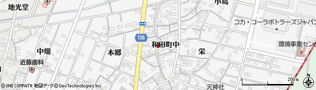 愛知県江南市和田町中周辺の地図
