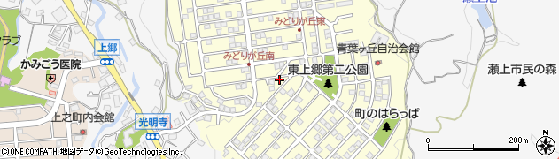 神奈川県横浜市栄区東上郷町周辺の地図