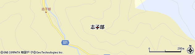 鳥取県八頭町（八頭郡）志子部周辺の地図