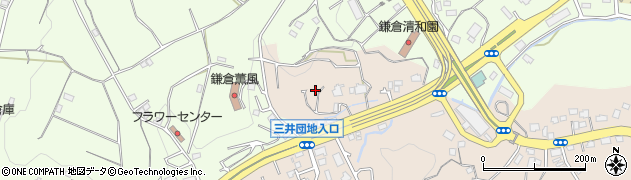神奈川県鎌倉市城廻521周辺の地図