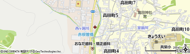 多治見高田郵便局周辺の地図