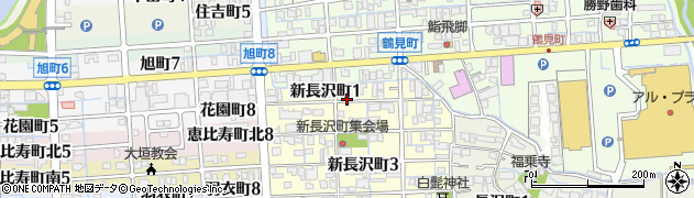 岐阜県大垣市新長沢町1丁目周辺の地図
