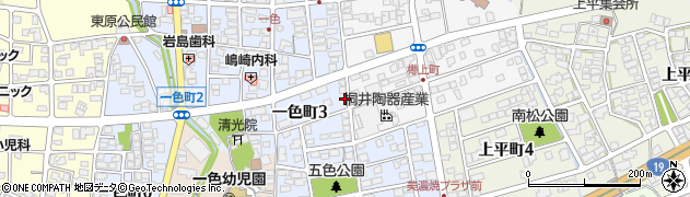 京美容院周辺の地図