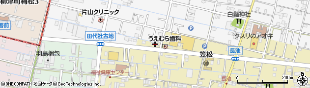 岐阜県羽島郡笠松町長池1232周辺の地図