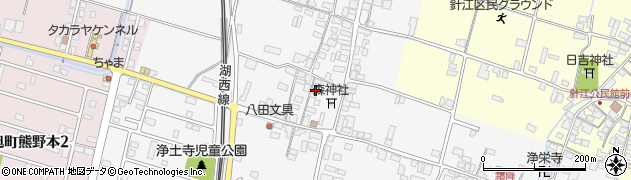 滋賀県高島市新旭町旭1160周辺の地図
