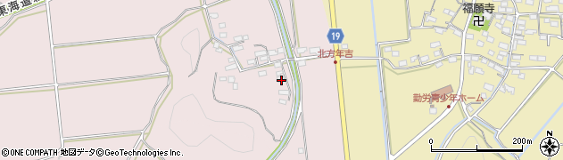 滋賀県米原市北方317周辺の地図