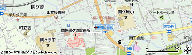 セブンイレブン関ケ原インター店周辺の地図