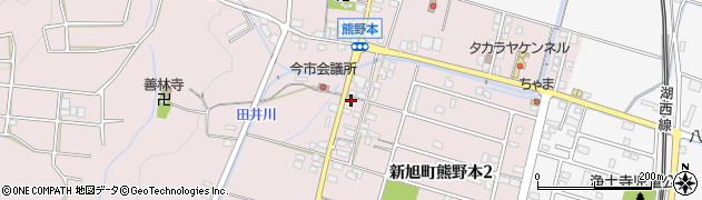 滋賀県高島市新旭町熊野本1054周辺の地図