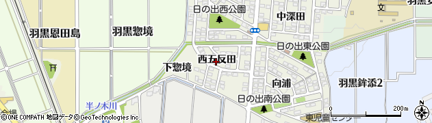 愛知県犬山市羽黒（西五反田）周辺の地図