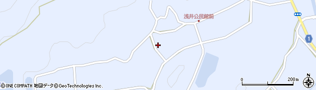鳥取県西伯郡南部町浅井200周辺の地図