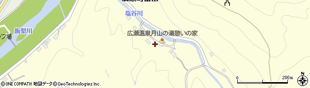 島根県安来市広瀬町富田（塩谷）周辺の地図