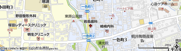 岩島歯科医院周辺の地図