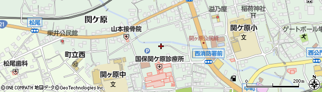 岐阜県関ケ原町（不破郡）西町周辺の地図