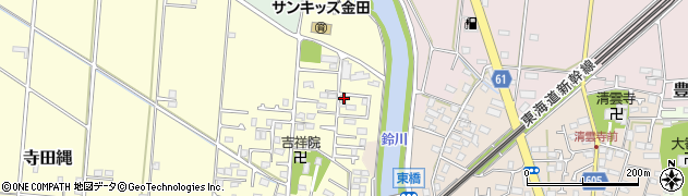神奈川県平塚市寺田縄39周辺の地図