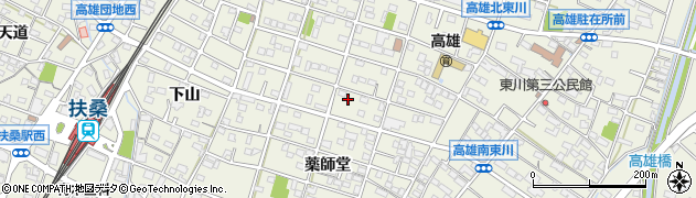 愛知県丹羽郡扶桑町高雄北東川54周辺の地図