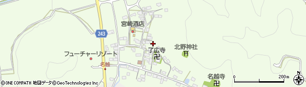 滋賀県長浜市名越町周辺の地図