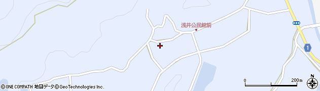 鳥取県西伯郡南部町浅井202周辺の地図