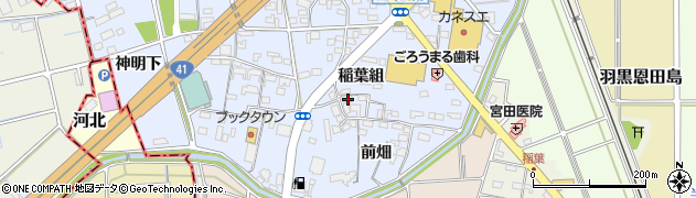 愛知県犬山市五郎丸稲葉組33周辺の地図