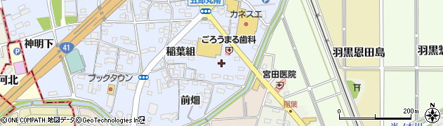 愛知県犬山市五郎丸稲葉組12周辺の地図