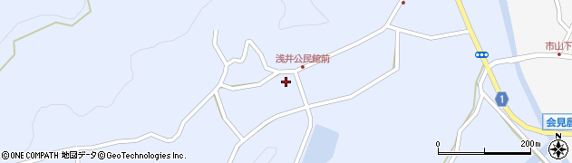 鳥取県西伯郡南部町浅井208周辺の地図