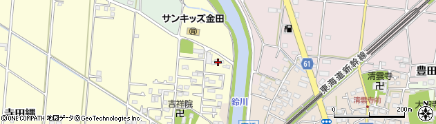 神奈川県平塚市寺田縄38周辺の地図