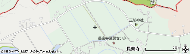 千葉県睦沢町（長生郡）長楽寺周辺の地図
