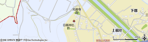 千葉県木更津市根岸周辺の地図