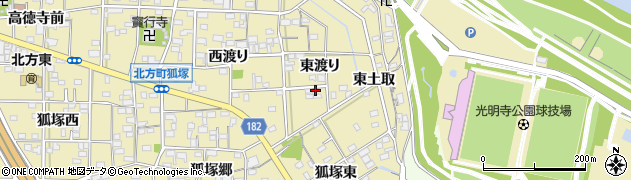 愛知県一宮市北方町北方東渡り79周辺の地図