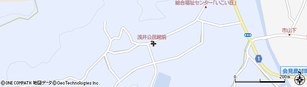 鳥取県西伯郡南部町浅井213周辺の地図
