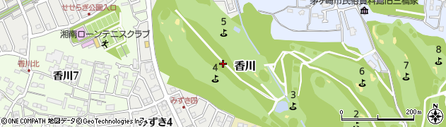 神奈川県茅ヶ崎市香川周辺の地図