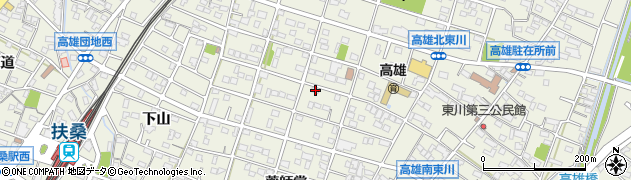 愛知県丹羽郡扶桑町高雄北東川64周辺の地図