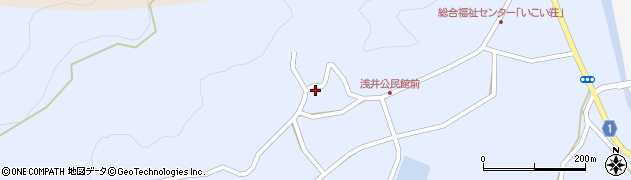 鳥取県西伯郡南部町浅井525周辺の地図