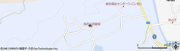 鳥取県西伯郡南部町浅井506周辺の地図