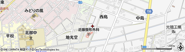 愛知県江南市和田町西島87周辺の地図