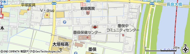 墨俣郵便局 ＡＴＭ周辺の地図