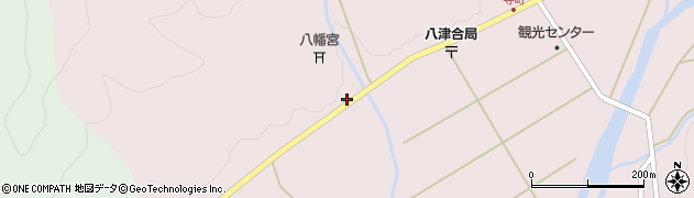 京都府綾部市八津合町神谷87周辺の地図