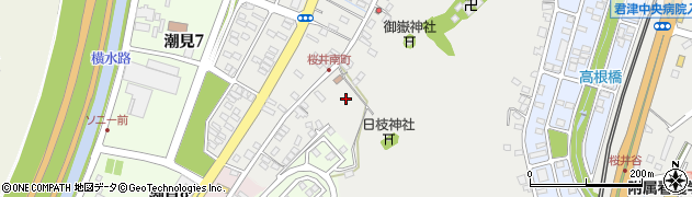 千葉県木更津市桜井周辺の地図