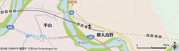 神奈川県足柄上郡山北町都夫良野143周辺の地図