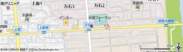 ファミリーマート大垣万石町店周辺の地図