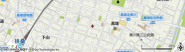 愛知県丹羽郡扶桑町高雄北東川70周辺の地図