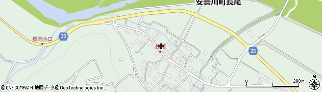 滋賀県高島市安曇川町長尾736周辺の地図